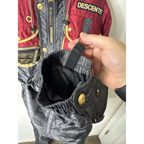 Vintage Descente Ski Suit Men’s Small Suisse Ski Team Official Supplier 80s - Picture 9 of 16